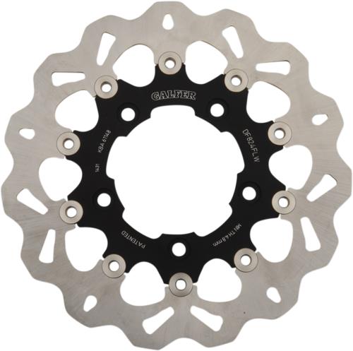 04-05 for Harley V-Rod VRSCB GALFER Wave Brake Rotor Rear Black Carrier DF824CW