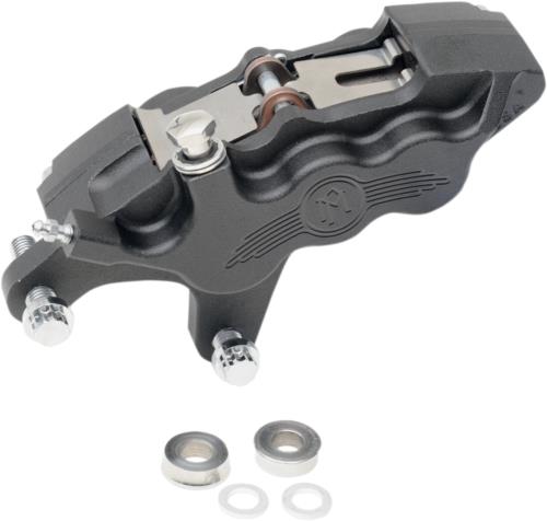07-11 for Harley FLSTFI 6 Piston Caliper 11.5" Left Black Ops 0051-2915-SMB