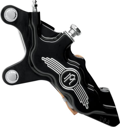 07-11 for Harley FLSTFI 6 Piston Caliper 13" Left Contrast Cut 0051-2917-BM