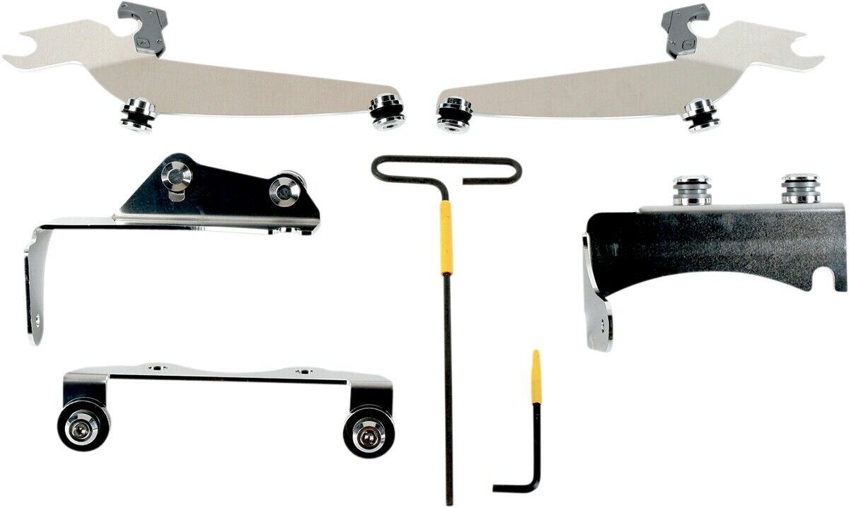 06-19 for Kawasaki VN900D Vulcan No-Tool Trigger-Lock Mount Kit for Sportshield