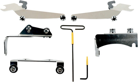 06-19 for Kawasaki VN900D Vulcan No-Tool Trigger-Lock Mount Kit for Sportshield