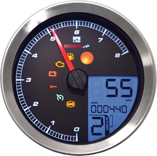 14-19 for Harley 883 SuperLow XLL KOSO NORTH AMERICA TSCH MULTI METR HD-04 SIL