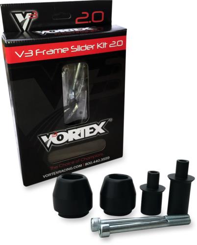 05-'06 for Suzuki GSX-R1000 VORTEX Frame Sliders V3 2.0 Blk Suz