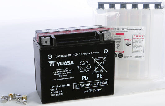 2017-2019 for Harley Street Rod 750 A XG YUASA AGM Battery YTX-20BS .93 L YUAM32