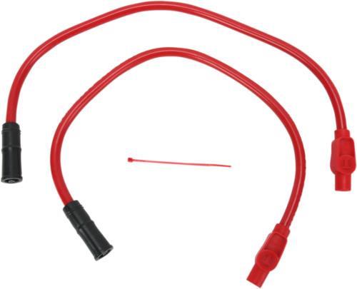 04-06 for Harley 883 XL SUMAX 10.4 mm Spark Plug Wire Black '99-'08 Red 40234