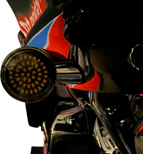 2021 for Harley Tri Glide FLHTCUTG Amber/White LED Turn Signal Inserts