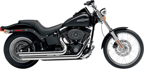 04-06 for Harley FLSTC COBRA Speedster Slashdown Exhaust Chrome '86-'06 6850