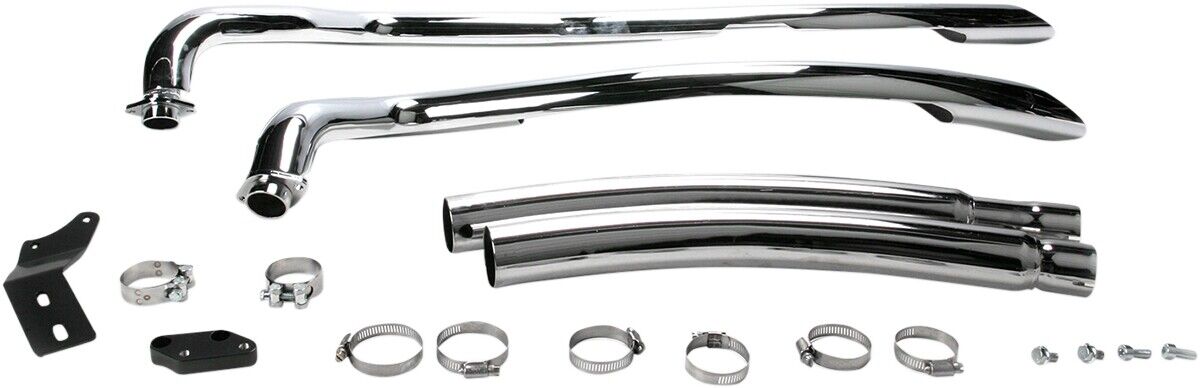 06-16 for Kawasaki VN900C-A Vulcan 900 Speedster Swept Exhaust Chrome Vulcan 900