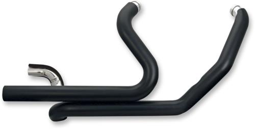 04-08 for Harley FLHTPI Power Tune Dual Headers Black Ceramic 550-0142A