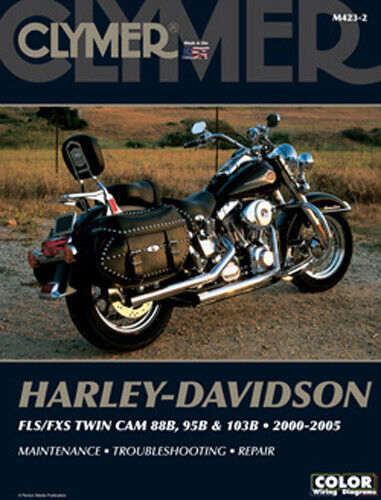 2001-2005 for Harley Softail Deuce FXSTDI CLYMER Manual FLST/FXST '00-'05 CM4232