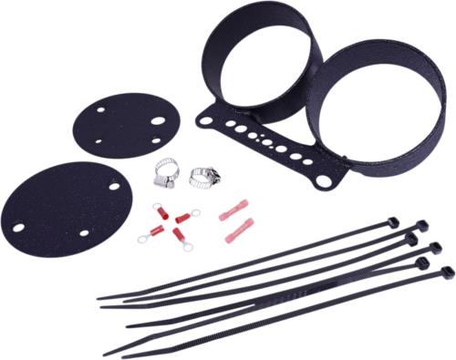 1995-2003 for Harley Sportster 1200 XLH Dual Gauge Bracket Wrinkle Black