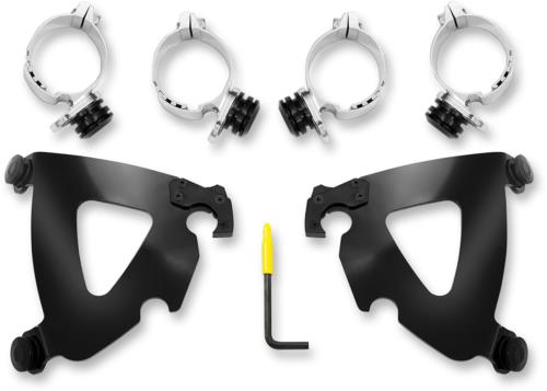 2008-2017 for Harley Street Bob FXDB Road Warrior Mounting Kit Black FXD