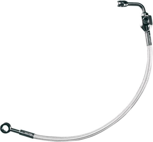 00-05 for Harley Super Glide Sport FXDX Brake Line Rear Polished Dyna '00-'07