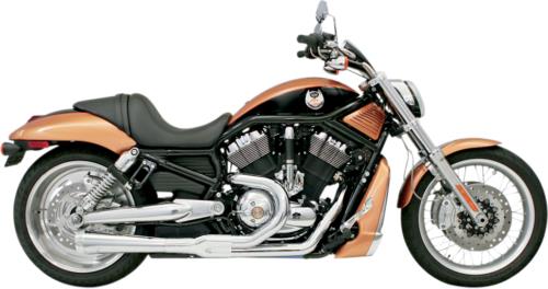 04-05 for Harley V-Rod VRSCB BASSANI XHAUST Road Rage 2:1 Exhaust Chrome 1V12J