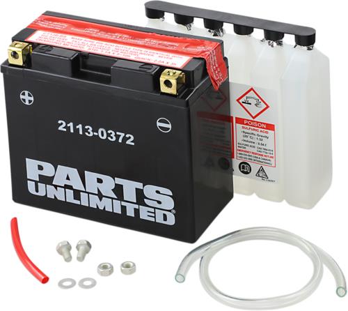 2007-2015 for Ducati Monster 696 PARTS UNLIMITED AGM Battery YT12B-BS