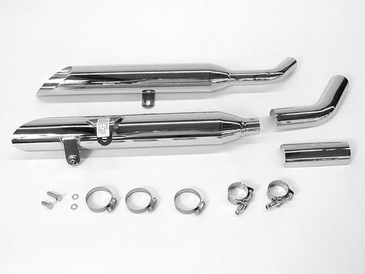 01-09 for Suzuki VL 800 Intruder Volusia COBRA Classic Slashcut Exhaust Chrome