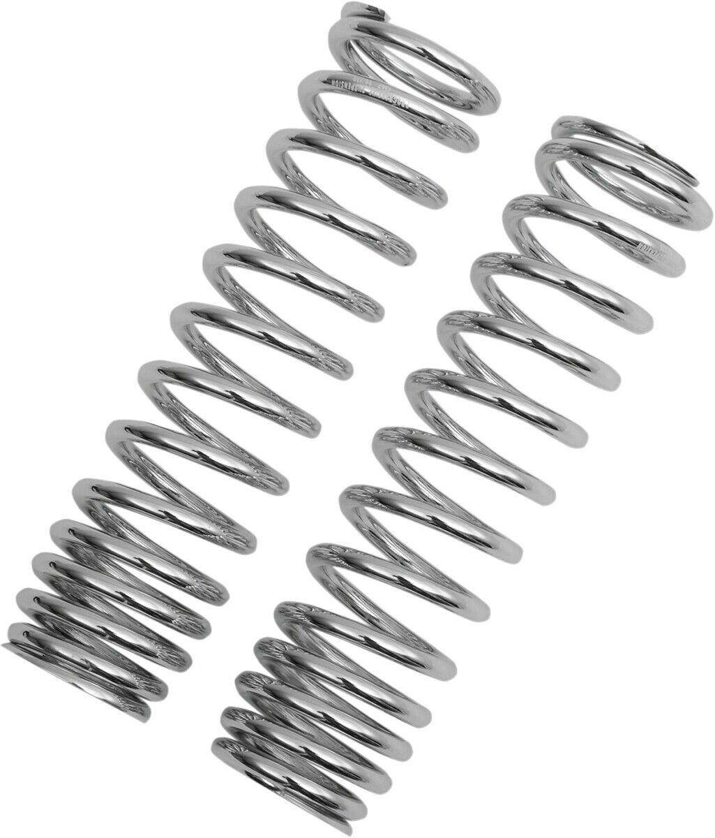 86-06 for Kawasaki VN 750 A Vulcan Shock Springs 12-Series Chrome 90-130 lb/in