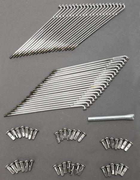 2018-2020 for Harley Iron 1200 XLNS Spoke Set Drop Center Front/Rear Chrome 16