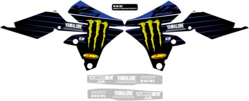 2014-2017 for Yamaha YZ 450 F D'COR VISUALS Graphic Kit '21 Factory 10-50-501