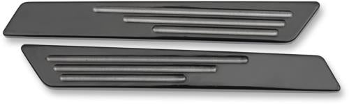 2014-2019 for Harley Street Glide Spec FLHXS Saddlebag Hinge Inserts Black 14-19