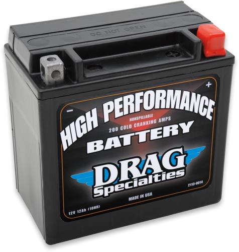 2009-2020 for Harley Iron 883 XLN DRAG SPECIALTIES High Performance Battery YTX1