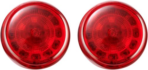 2008-2011 for Harley Fat Bob FXDF CUSTOM DYNAMICS Bullet Signal Insert 1156 Red