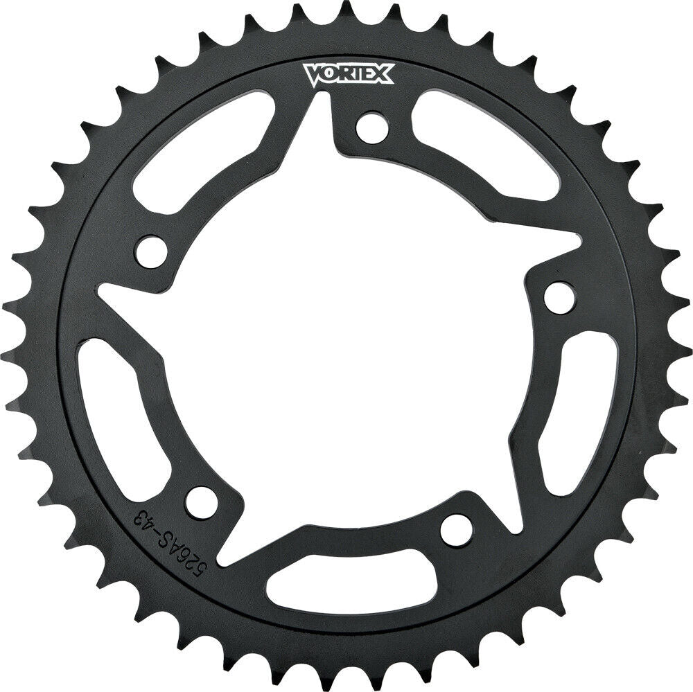 02-'10, '12, '14 for Suzuki DL1000 V-Strom Rear Sprocket Steel 44T-520 Blk