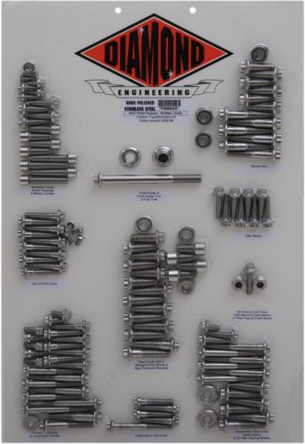 04-06 for Harley FLSTC 12-Point Transformation Bolt Kit 00-06 PB660S