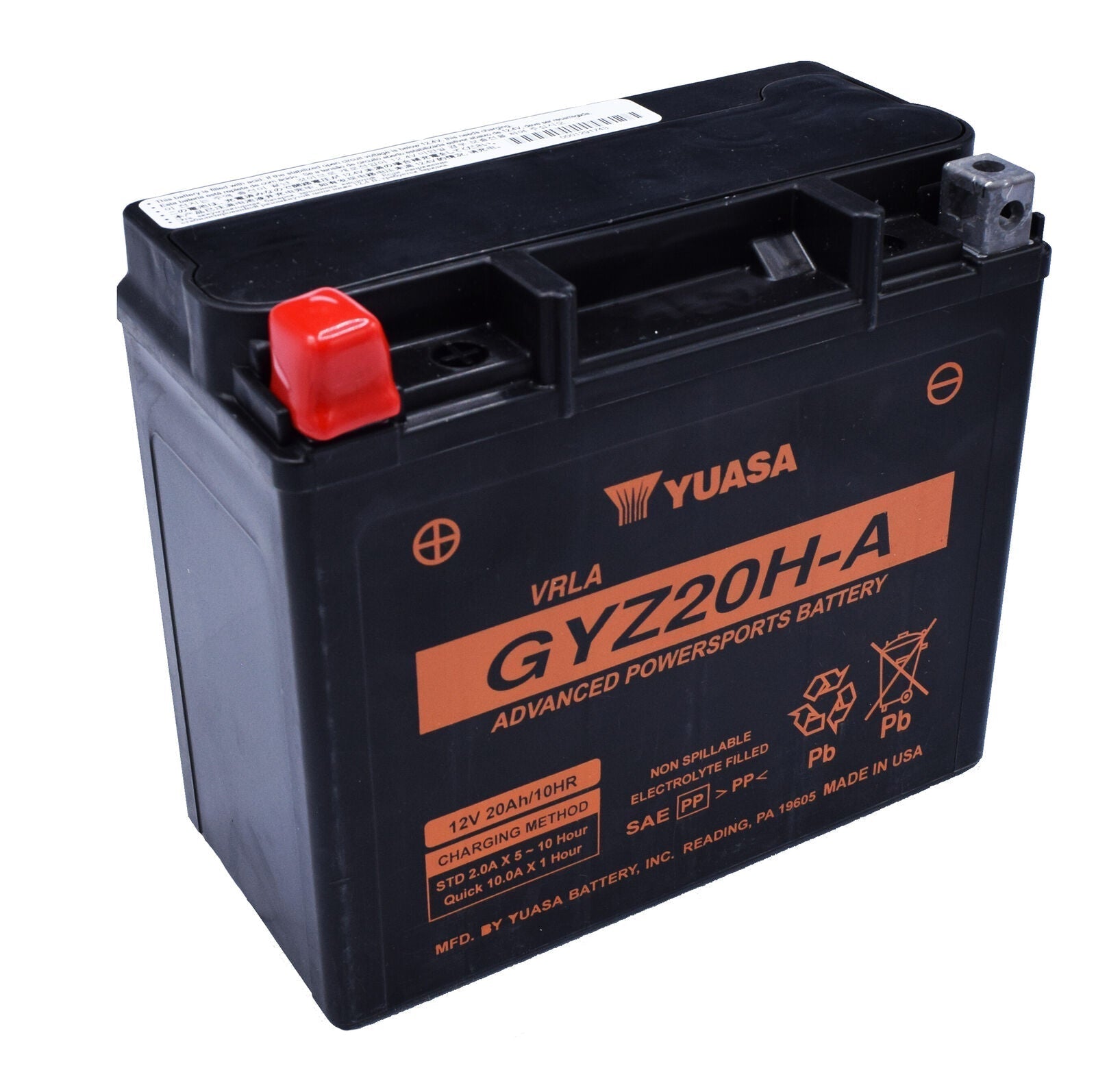 2019-2021 for Honda Talon 1000X YUASA AGM Battery GYZ20H-A YUAM720GHA