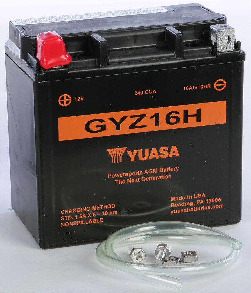 2007-2018 for Yamaha Phazer 500 X-TX YUASA AGM Battery GYZ16H YUAM716GH