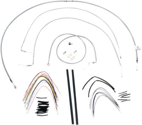 07-10 for Harley FLSTFI Cable/Brake Line Kit 18
