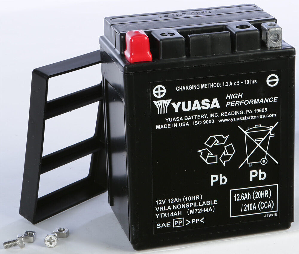 2015-2020 for Indian Scout YUASA AGM Maintenance-Free Battery YUAM72H4A