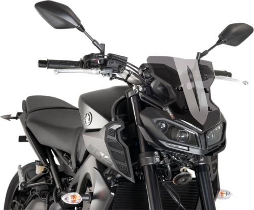 2013-2017 for Yamaha FZ-09 New Generation Windscreen Dark Smoke MT09 K58