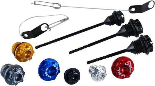 15-21 for Kawasaki VN650 Vulcan S POWERSTANDS RACING Oil Cap Kit Blue M20 x 2.5