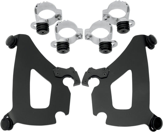 01-03, 05-14 for Honda VT750DC Shadow Spirit Bullet Mounting Kit VT750 Black