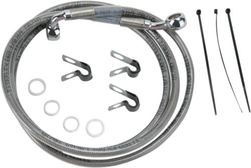 00-07 for Harley FLST/FLSTC/FLSTF Drag Spec Extended Front Brake Line Kit +10