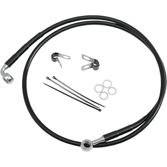 00-05 for Harley FXD Drag Specialties Extended Front Brake Line Kit +4