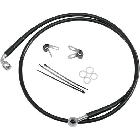 00-05 for Harley FXD Drag Specialties Extended Front Brake Line Kit +10