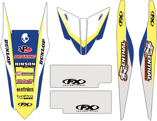 2014-2016 for Husqvarna TE 300 FACTORY EFFEX Trim Kit Graphic 19-50620