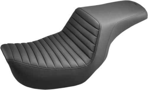 04-05 for Harley FXD SADDLEMEN Step-Up Seat Front Tuck-n-Roll Black 804-04-171