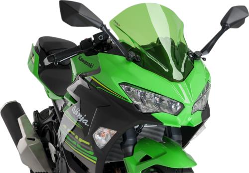 2018-2020 for Kawasaki Ninja 400 PUIG HI-TECH PARTS Race Windscreen Green 9976V