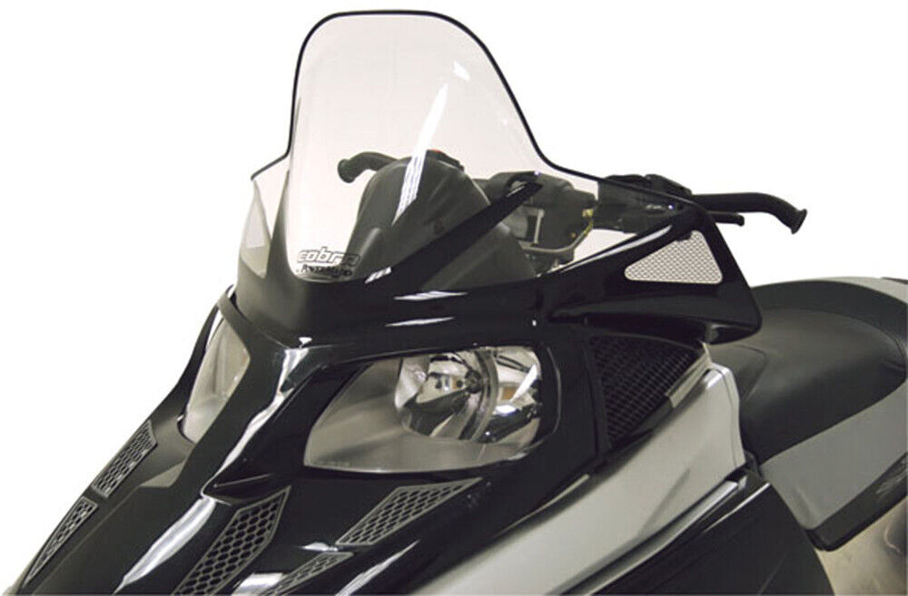 2007-2015 for Arctic Cat F-Series Cobra Windshield Tall clear blk graphics 16.5