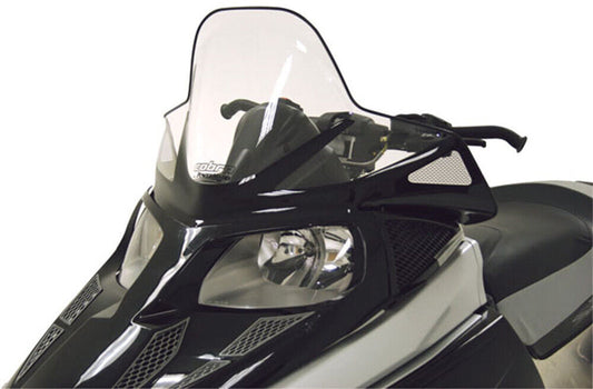 2007-2015 for Arctic Cat F-Series Cobra Windshield Tall clear blk graphics 16.5"