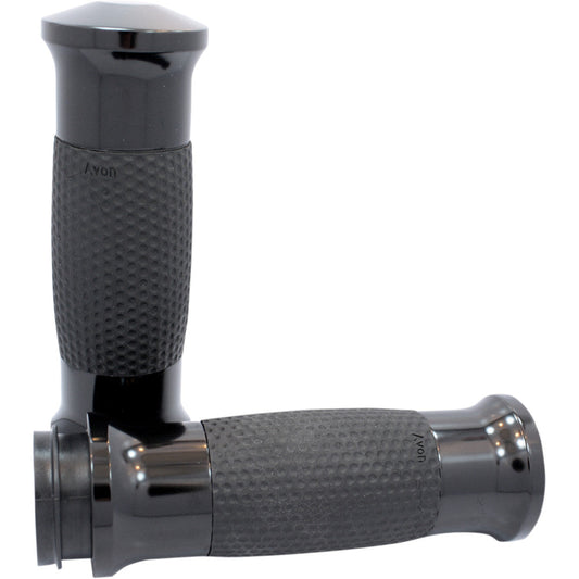 2018-2020 for Harley Softail Deluxe FLDE AVON GRIPS Grips Gel TBW Black