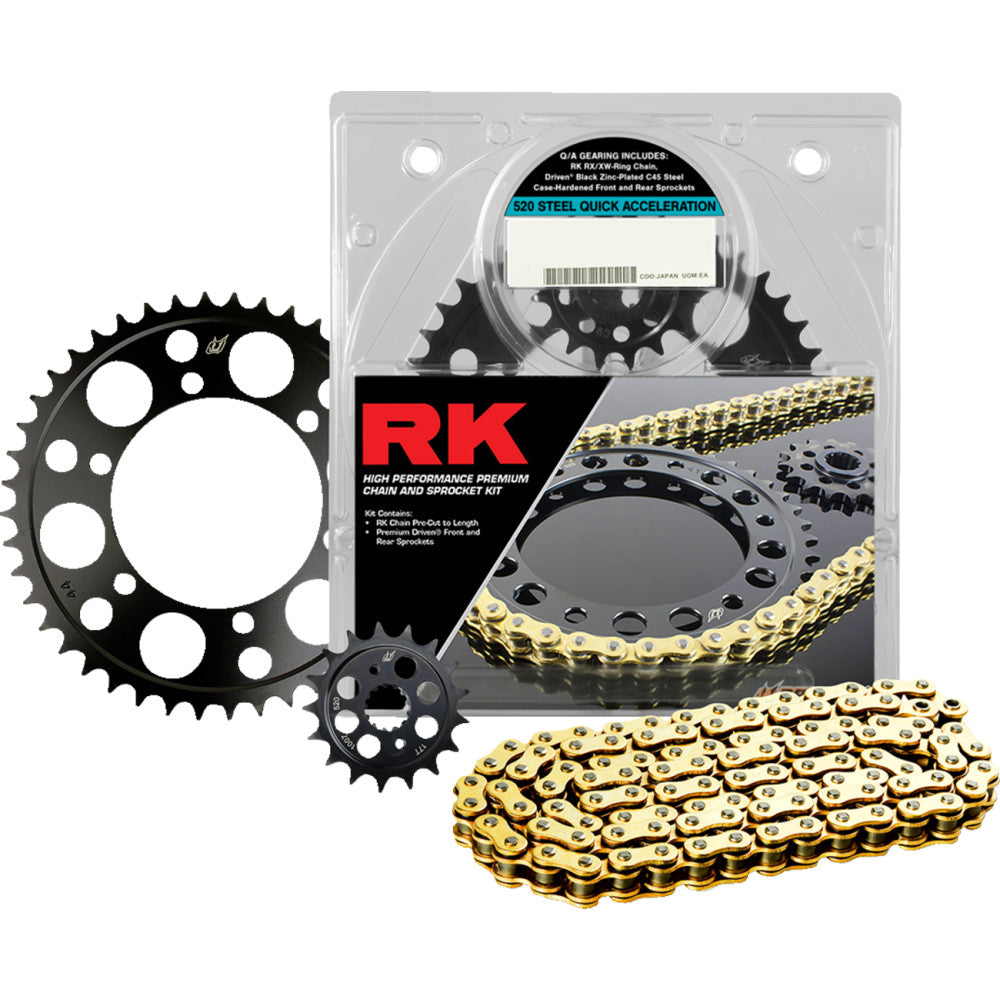 2006-2007 for Honda CBR1000RR RK Chain Kit Gold CBR 1000 RR '06-'07 1102-069PG
