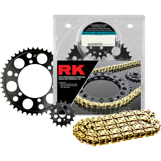 2006-2007 for Honda CBR1000RR RK Chain Kit Gold CBR 1000 RR '06-'07 1102-069PG