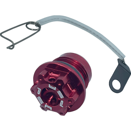 03-11 for Ducati Multistrada 1000 POWERSTANDS RACING Oil Cap Kit Red M22 x 1.5