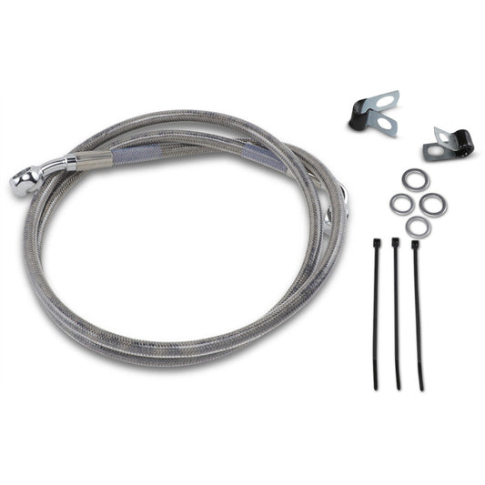99 for Harley FXD, 88-03 XLH1200 Drag Spec Extended Front Brake Line Kit +2
