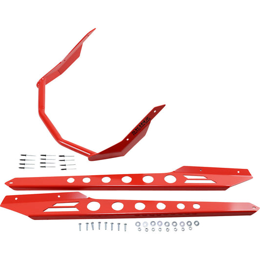 2017-2020 for Ski-Doo REV Gen4 Chassis Rear Bumper Ski-Doo 154" Red