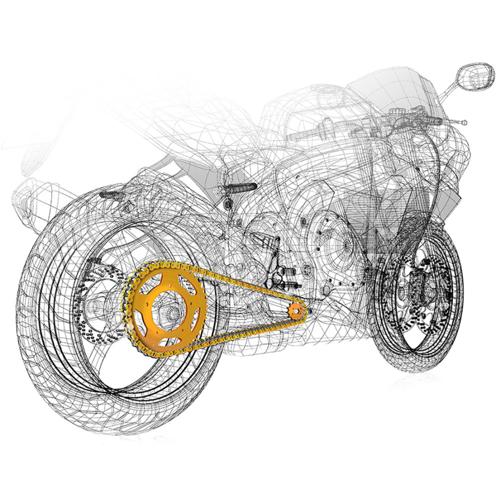 1996-2006 for Kawasaki VN 800 C Vulcan Drifter REGINA Chain and Sprocket Kit